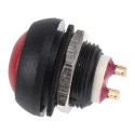 APEM IS Series Push Button Switch Momentary Panel Mount 13.6 mm Cutout SPST IP67 ISR3SAD600
