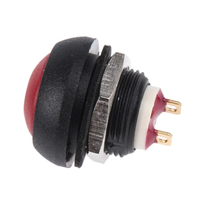 APEM IS Series Push Button Switch Momentary Panel Mount 13.6 mm Cutout SPST IP67 ISR3SAD600