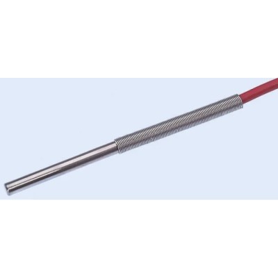 Electrotherm High-Temperature PT100 RTD Sensor 6 mm Diameter, 60 mm Length, F0.3 Accuracy, 400 °C Max 