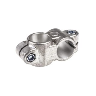 Rose+Krieger Die Cast Aluminium M10 Cross Clamp Connecting Component for Strut Profile 18 mm, Groove Size 25.5 101800000200
