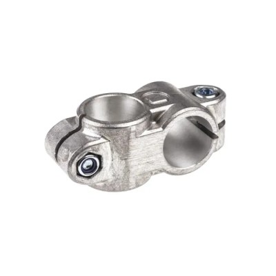 Rose+Krieger Die Cast Aluminium M10 Cross Clamp Connecting Component for Strut Profile 18 mm, Groove Size 25.5 101800000200