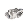 Rose+Krieger Die Cast Aluminium M10 Cross Clamp Connecting Component for Strut Profile 18 mm, Groove Size 25.5 101800000200