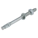 Fischer Fixings Steel Through Bolt Anchor M6 Thread Size, 75 mm Length, 6 mm Drill Diameter, Zinc Plated Steel 505528