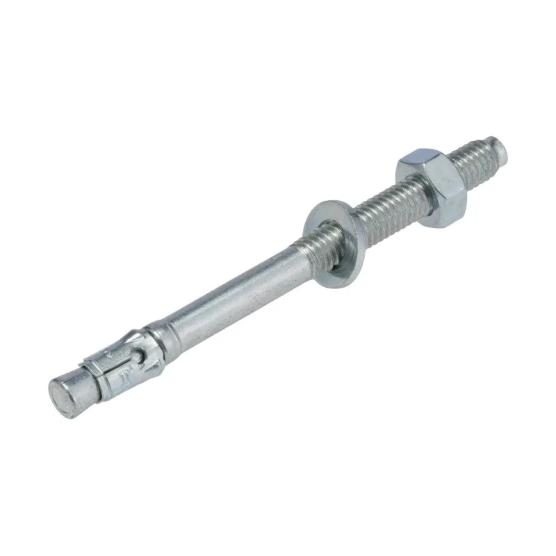 Fischer Fixings Steel Through Bolt Anchor M6 Thread Size, 75 mm Length, 6 mm Drill Diameter, Zinc Plated Steel 505528
