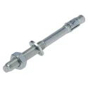 Fischer Fixings Steel Through Bolt Anchor M6 Thread Size, 75 mm Length, 6 mm Drill Diameter, Zinc Plated Steel 505528
