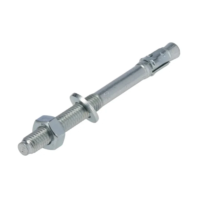 Fischer Fixings Steel Through Bolt Anchor M6 Thread Size, 75 mm Length, 6 mm Drill Diameter, Zinc Plated Steel 505528