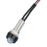 Oxley Blue Panel Mount Indicator 24V 15mA Lead Wire Termination IP67 Prominent Bezel STR/LH/8/24/FL30/BE