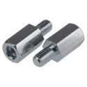 RS PRO M6 Steel Hex Standoff with 16 mm Body and 10 mm Stud Zinc Plated 603-514