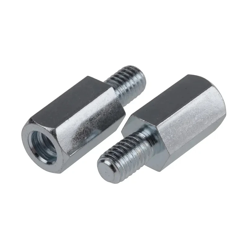 RS PRO M6 Steel Hex Standoff with 16 mm Body and 10 mm Stud Zinc Plated 603-514