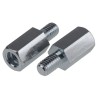 RS PRO M6 Steel Hex Standoff with 16 mm Body and 10 mm Stud Zinc Plated 603-514