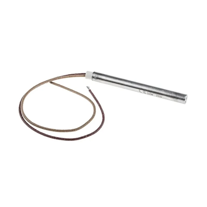 Acim Jouanin Cartridge Heater 10 mm Diameter, 250 mm Lead Length, 100 mm Length, 500 W Power Rating, 230V AC H10X100X500