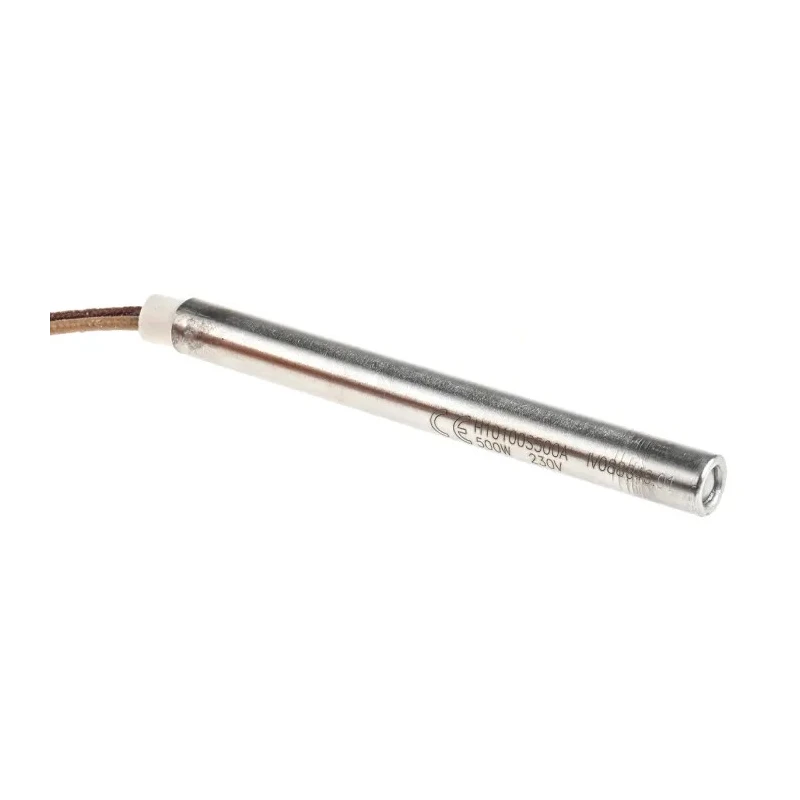 Acim Jouanin Cartridge Heater 10 mm Diameter, 250 mm Lead Length, 100 mm Length, 500 W Power Rating, 230V AC H10X100X500