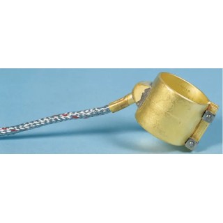 Acim Jouanin 340 °C Band Heater, 185 W, 230V AC, Mica Insulated Sealed Brass Band Heater L3435C18A5