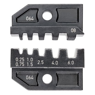 Knipex Coaxial Type Crimp Die Set 0.25 to 6 mm² Black 97 49 08