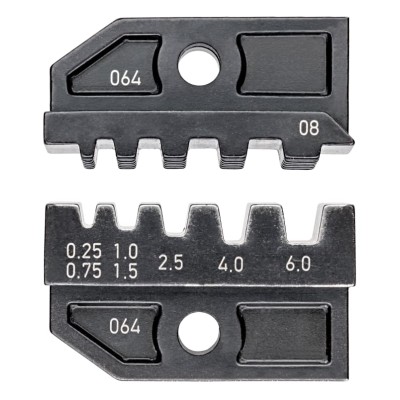 Knipex Coaxial Type Crimp Die Set 0.25 to 6 mm² Black 97 49 08