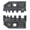 Knipex Coaxial Type Crimp Die Set 0.25 to 6 mm² Black 97 49 08