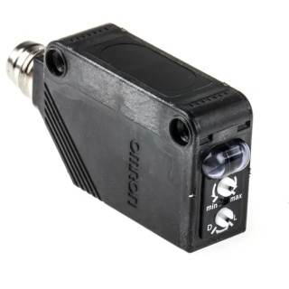 Omron Diffuse Photoelectric Sensor, Block Style, PNP Output, 1 m Detection Range, IP69K Protection E3Z-D87