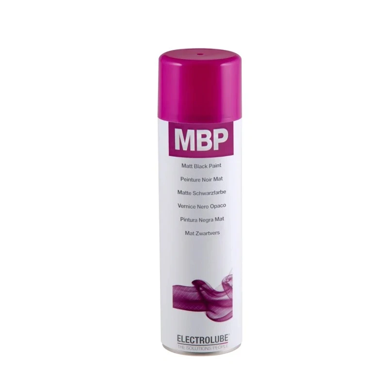 Electrolube Spray Paint 400 ml Black Matt Acrylic Base MBP400
