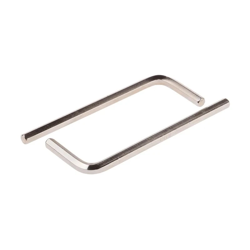 RS PRO L Metric Hex Key Set Short Arm Chrome Vanadium Steel Nickel Plated 4 mm 70 mm 609-540