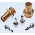 Burkert Hose Connector Nickel Plated Brass, Female BSP Connection, 60 bar Pressure 787255