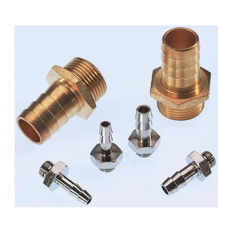 Burkert Hose Connector Nickel Plated Brass, Female BSP Connection, 60 bar Pressure 787255