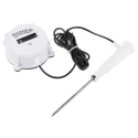 Hanna Instruments Wired Digital Thermometer, 1 Input, 150 °C Max, ±1°C Accuracy HI146-00