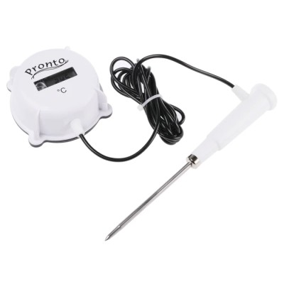 Hanna Instruments Wired Digital Thermometer, 1 Input, 150 °C Max, ±1°C Accuracy HI146-00