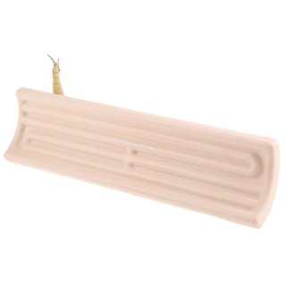 RS PRO Ceramic Heating Element Curved, 245 mm Length, 60 mm Width, 31 mm Depth, 1 kW Power, 230 V AC 376-2723