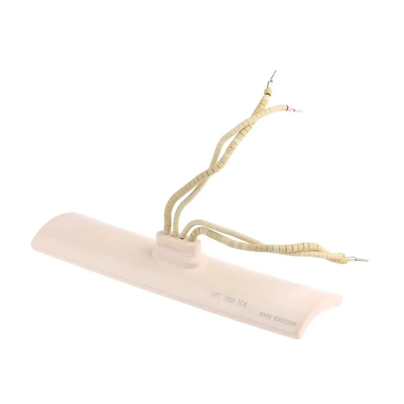 RS PRO Ceramic Heating Element Curved, 245 mm Length, 60 mm Width, 31 mm Depth, 1 kW Power, 230 V AC 376-2723