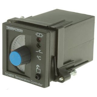 Tempatron On-Off Temperature Controller 1 Output Relay 5A 230V AC DIN Rail Panel Surface Mount TC4800