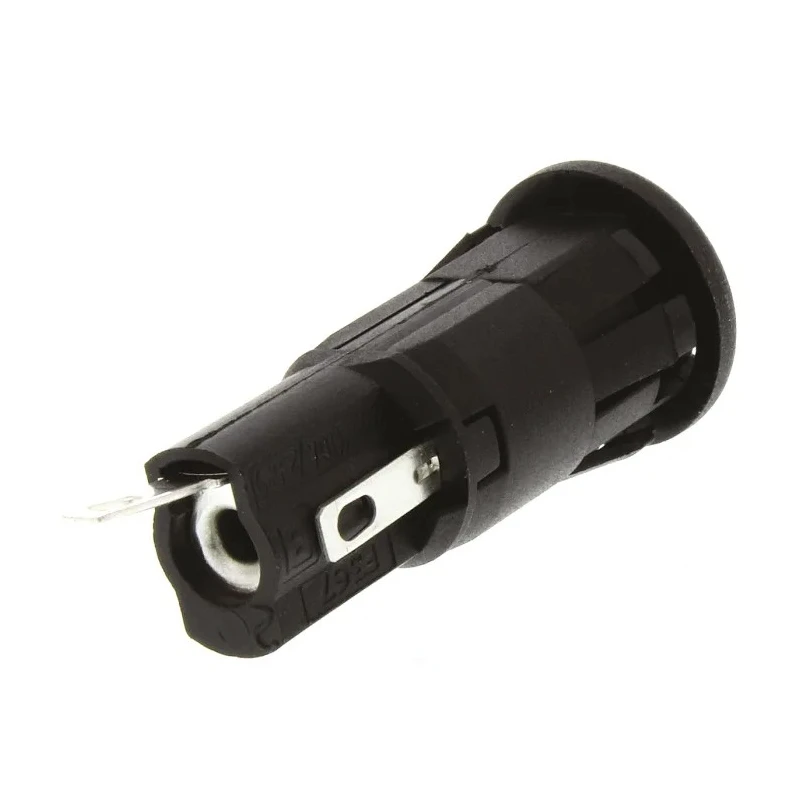 Bulgin 10A Panel Mount Fuse Holder, 1P-Pole for 5 x 20 mm Fuse, 250V AC FX0367/1