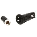 Bulgin 10A Panel Mount Fuse Holder, 1P-Pole for 5 x 20 mm Fuse, 250V AC FX0367/1