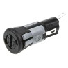 Bulgin 10A Panel Mount Fuse Holder, 1P-Pole for 5 x 20 mm Fuse, 250V AC FX0367/2