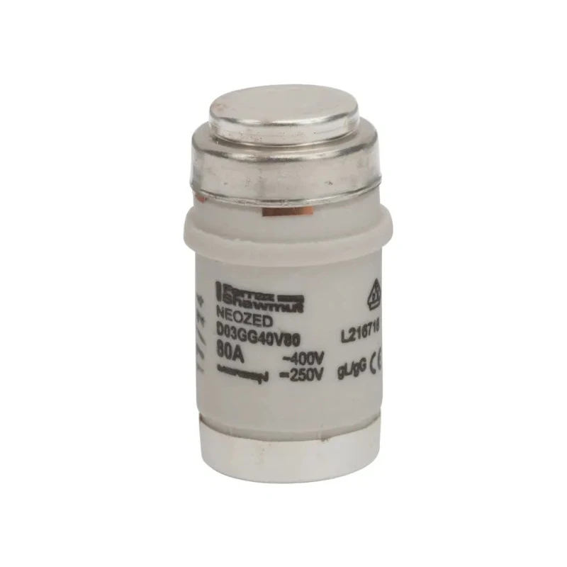 Mersen Neozed Fuse D03, 80A, 400V AC, Ceramic Body, 50kA Breaking Capacity L216716 / D03GG40V80