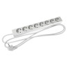 Kopp 2 m 8 Socket Type F German Schuko Extension Socket Lead Kit, 250V ac 9308.0401.3