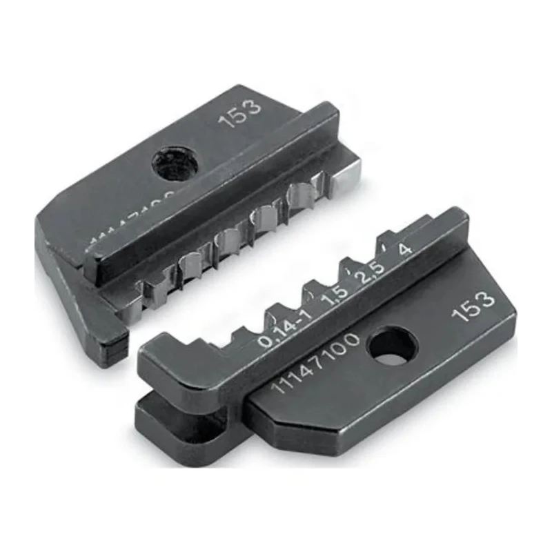 EPIC Crimp Die Set Black, Uninsulated, 5 Pieces, Cutting Capacity 0.4 to 2.5 mm², Model 11147100