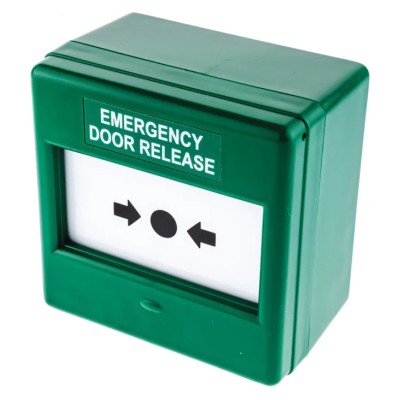 Eaton Green Break Glass Emergency Release Call Point Indoor Resettable Mains-Powered 4930210RSCO-0097