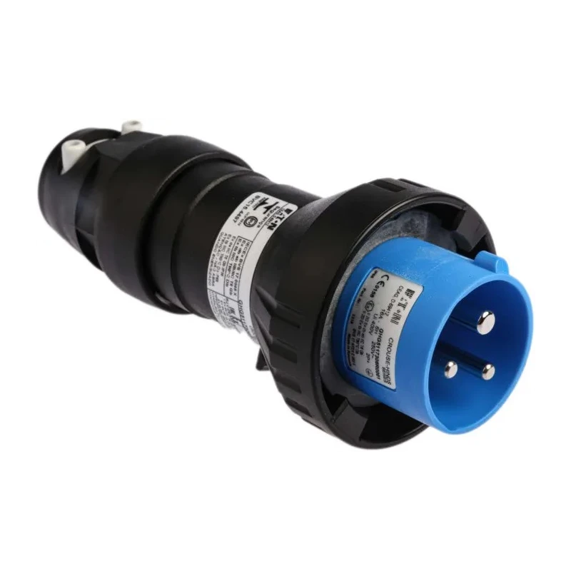 Eaton CROUSE-HINDS Industrial Power Connector Blue Cable Mount 2P+PE 16A 240V IP66 ATEX 