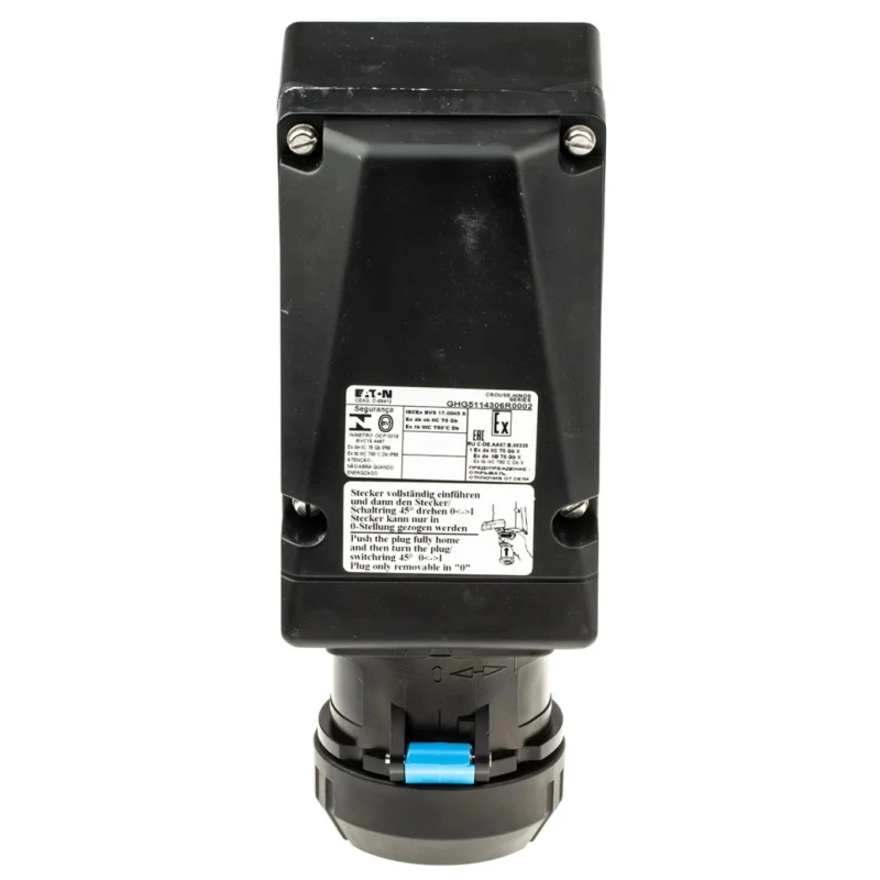 Eaton Industrial Power Connector Surface Mount 16A 250V IP66 Black 