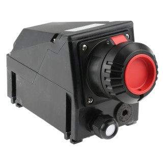 Eaton Industrial Power Connector Socket 16A 415V Fibreglass Reinforced Polyester IP66 Surface Mount Black 