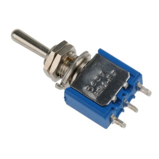 APEM Panel Mount Toggle Switch On-Off-On SPST Solder Terminal 30 V dc 250 V ac 5637A