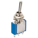 APEM Toggle Switch Panel Mount On-On SPST Solder Terminal 30 V dc 250 V ac 5632A