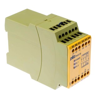 Pilz Safety Relay PNOZ X3, 115V AC/DC, 24V AC/DC Coil Voltage, 3 Safety Contacts, 1 Auxiliary Contact 774315