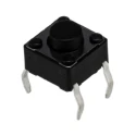 APEM Black Tactile Switch Button 1.5mm SPST 50mA 12V dc PCB DTS62KV