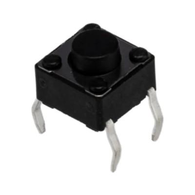 APEM Black Tactile Switch Button 1.5mm SPST 50mA 12V dc PCB DTS62KV