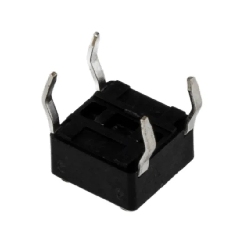 APEM Black Tactile Switch Button 1.5mm SPST 50mA 12V dc PCB DTS62KV
