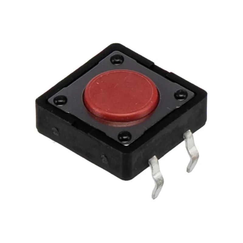 APEM Red Tactile Switch Button SPST 50mA 12V DC Momentary Surface Mount DTS21RV
