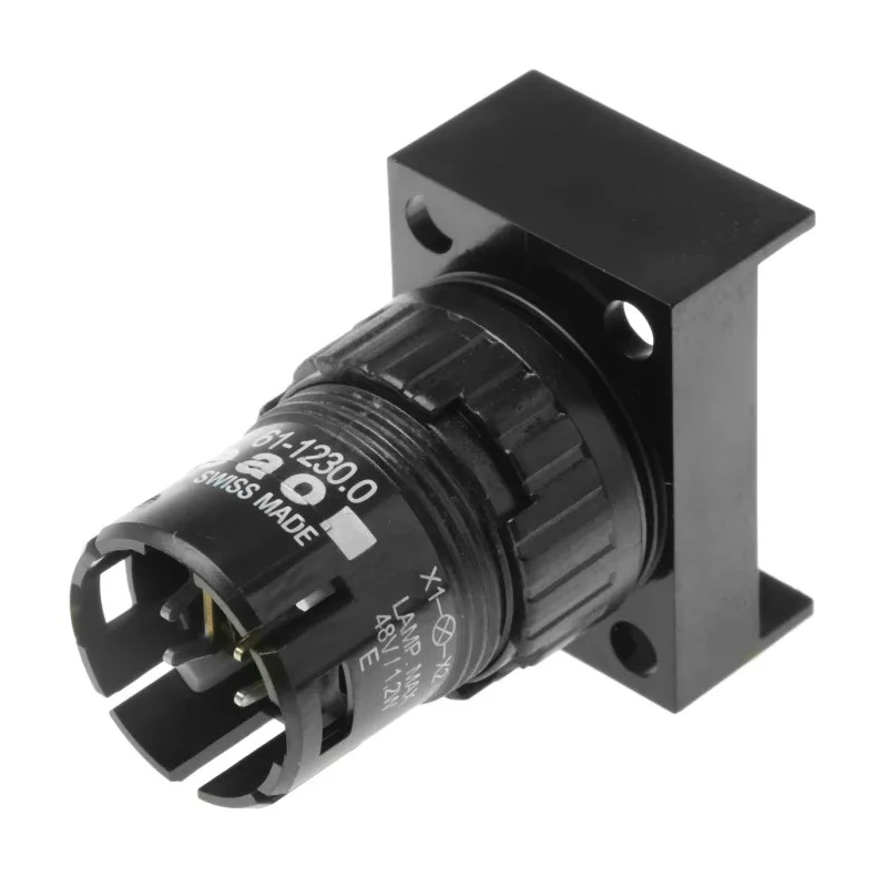 EAO High Quality Modular Switch Body Push Button, 16mm Mounting Hole, 5A 250Vac, CSA Approved 61-1230.0