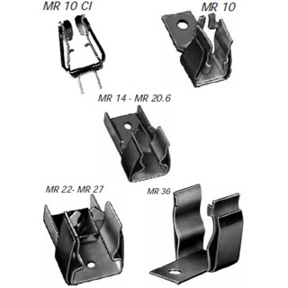 Mersen Sliver Plated Copper Bolt Mount Fuse Clip for 10.3 x 58 mm Cartridge Fuse C098994 / MR10RESSORTSP