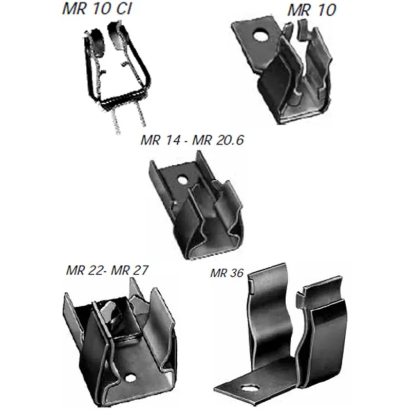 Mersen Sliver Plated Copper Bolt Mount Fuse Clip for 10.3 x 58 mm Cartridge Fuse C098994 / MR10RESSORTSP